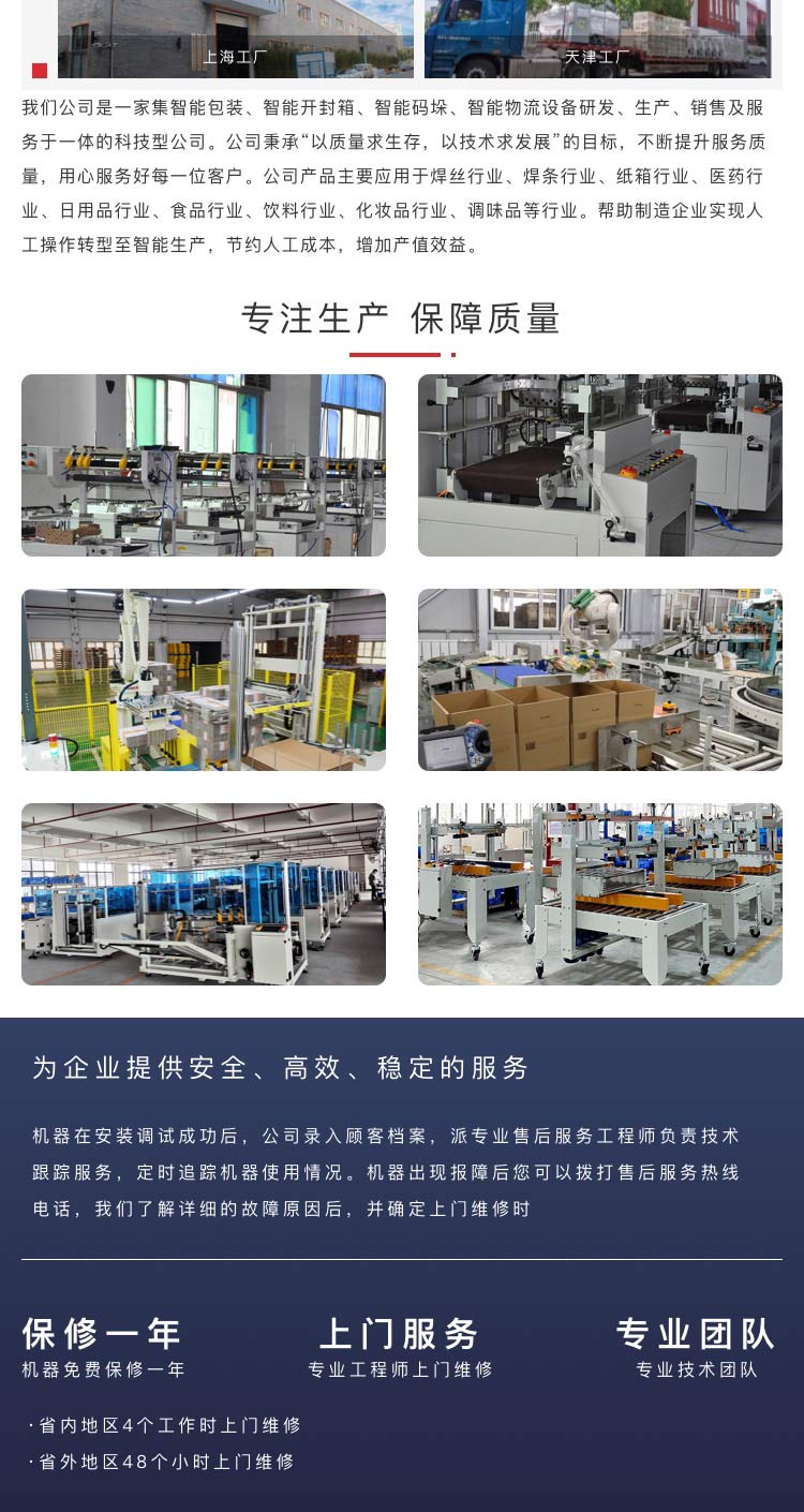 無憂售後封切收縮機